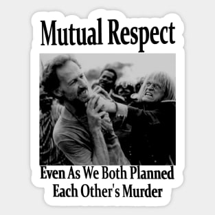 Werner Herzog and Klaus Kinski's Mutual Respect Sticker